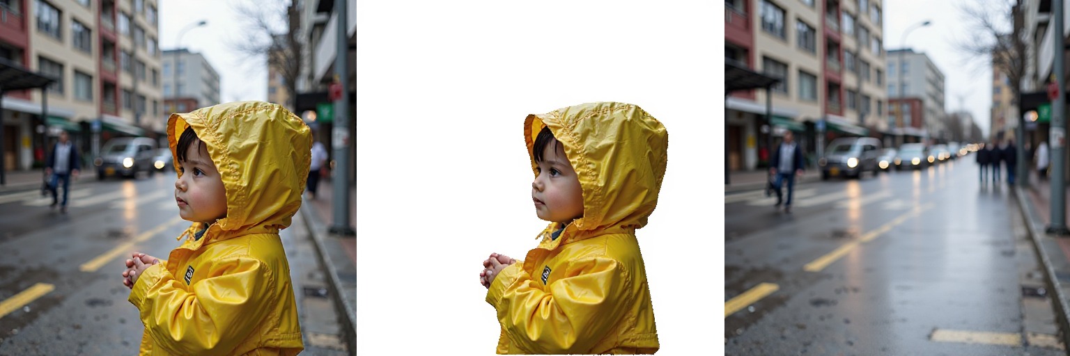 Foreground-background decomposition result 3