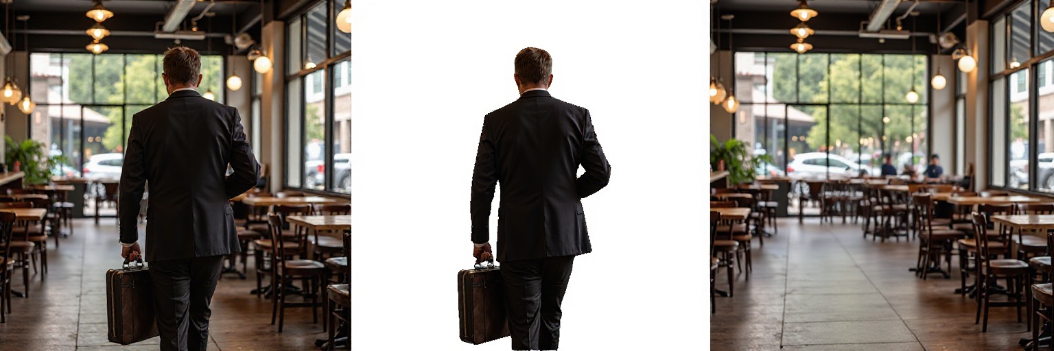 Foreground-background decomposition result 4