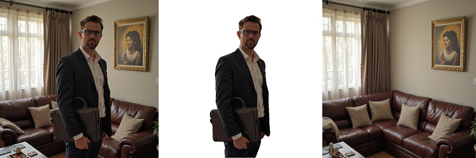 Foreground-background decomposition result 6