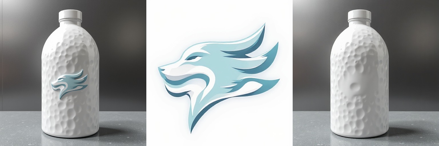 3D logo decomposition example 3